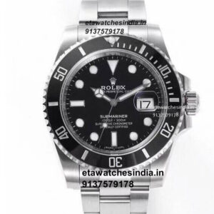 Rolex Submariner Date 1:1 Super Clone Watch Chennai | Swiss ETA 3235 | Black Dial | Ref.126610LN-0001