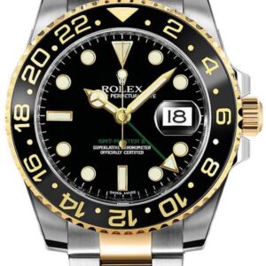 Rolex GMT Master II Two-Tone 116713LN Super Clone | Swiss 3186 Gold & Steel Watch | COD