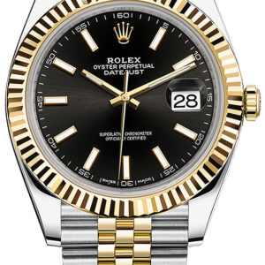 Rolex Datejust "Black Index" Swiss ETA Replica 1:1 Super Clone Watch Mohali Ref.126333