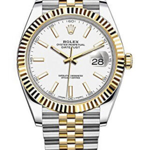 Rolex Datejust White Index Swiss ETA 1:1 Super Clone Watch India Ref.126333