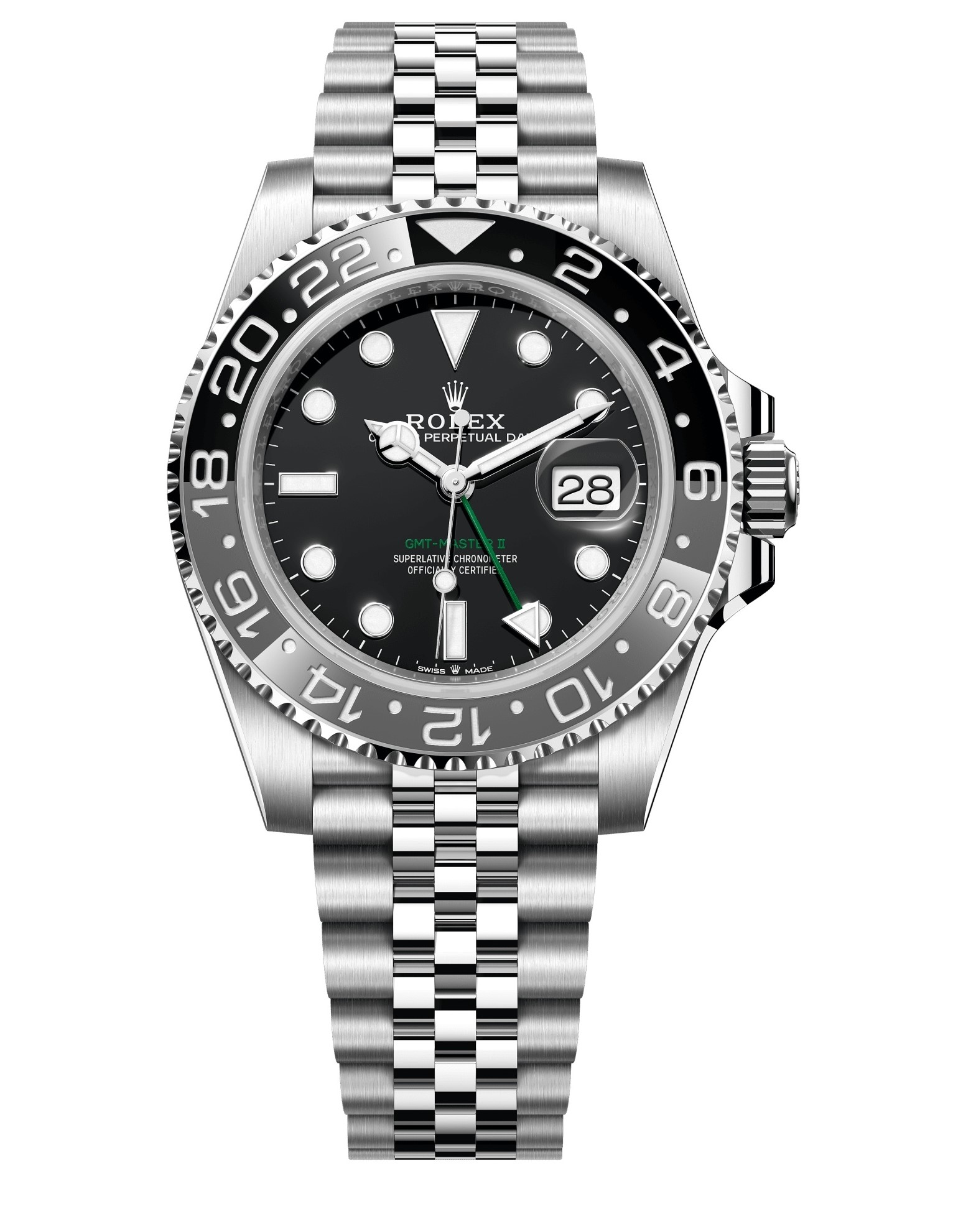 Rolex Bruce Wayne 1:1 Super Clone Watch | GMT Master II Jubilee Swiss ETA 3285 Movement | Ref.126710GRNR-003