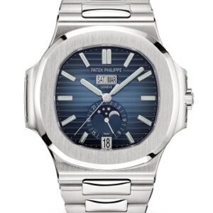 Patek Philippe Nautilus Moonphase Super Clone Replica Watch |Same Like Real PPF Annual Calendar 5726 Blue Dial