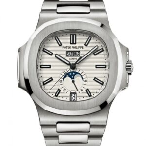 Patek Philippe Nautilus 5726 Moonphase Super Clone Watch, White Dial| PPF V3