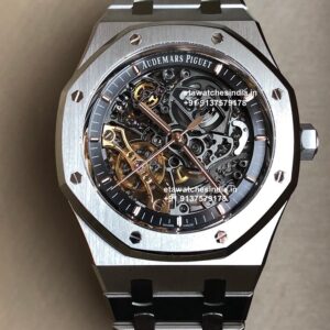 Audemars Piguet Skeleton Double Balance Wheel Open worked 1:1 Watch | THB V3 Latest Version |Ref.15407