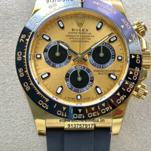 Rolex Daytona Yellow Dial 1:1 Super Clone Swiss ETA Replica Watch Ref. 116518LN-0048