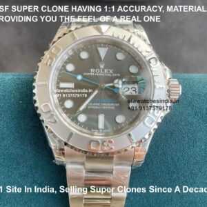 VSF Rolex Yacht Master Rhodium Super Clone India | COD | 126622