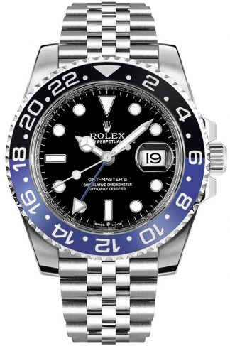 Rolex BATGIRL Jubilee GMT Master ii Superclone Watch, 1:1 | Swiss ETA 3285 Movement | Ref.126710blnr