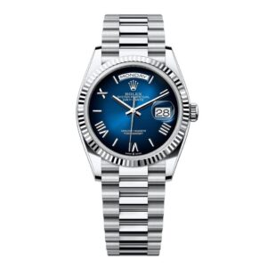 Rolex Day Date 36MM Blue Ombre 1:1 Super Clone Watch | Swiss Clone 3255 Movement | COD