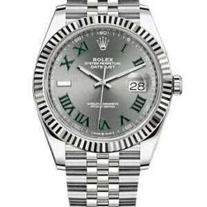 Rolex Datejust Wimbledon 41 Swiss ETA 1:1 Super Clone Watch India | Ref.126331-0016