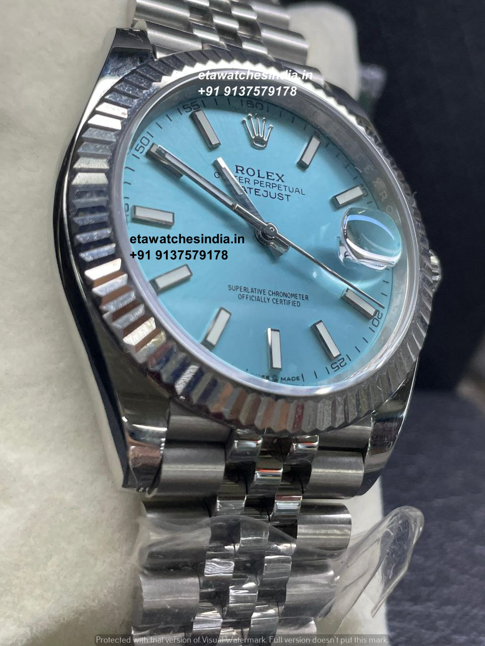 Rolex Datejust Tiffany Dial Jubilee Super Clone Watch |1:1 Swiss Clone 3235 Movement