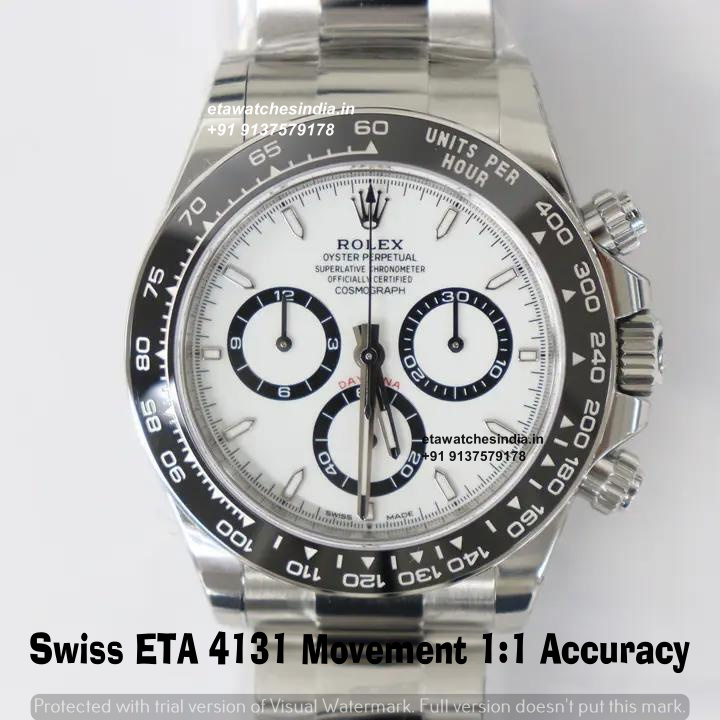 Rolex Daytona Panda 126500LN Cosmograph 1:1 Super Clone Watch | VSF 4131 Movement |Same Thickness & Accuracy