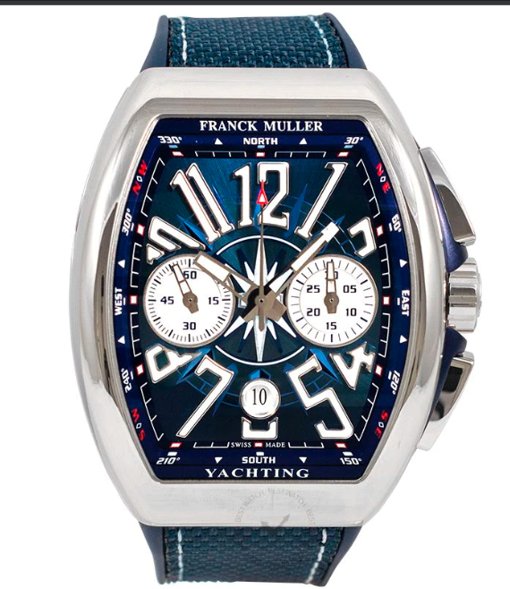 Franck Muller 1V 45 SC DT YACHT (BL) Vanguard 1:1 Super Clone ETA Watch India Online