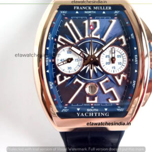 Franck Muller Vanguard Yachting 1:1 Super Clone Watch on COD, Chronograph, Ref. V 45 CC DT YACHTING 5N (BL)