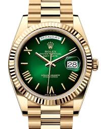Rolex Day Date 40 Green Ombre Super Clone Watch | Rolex Day Date Latest Release | Ref.228235