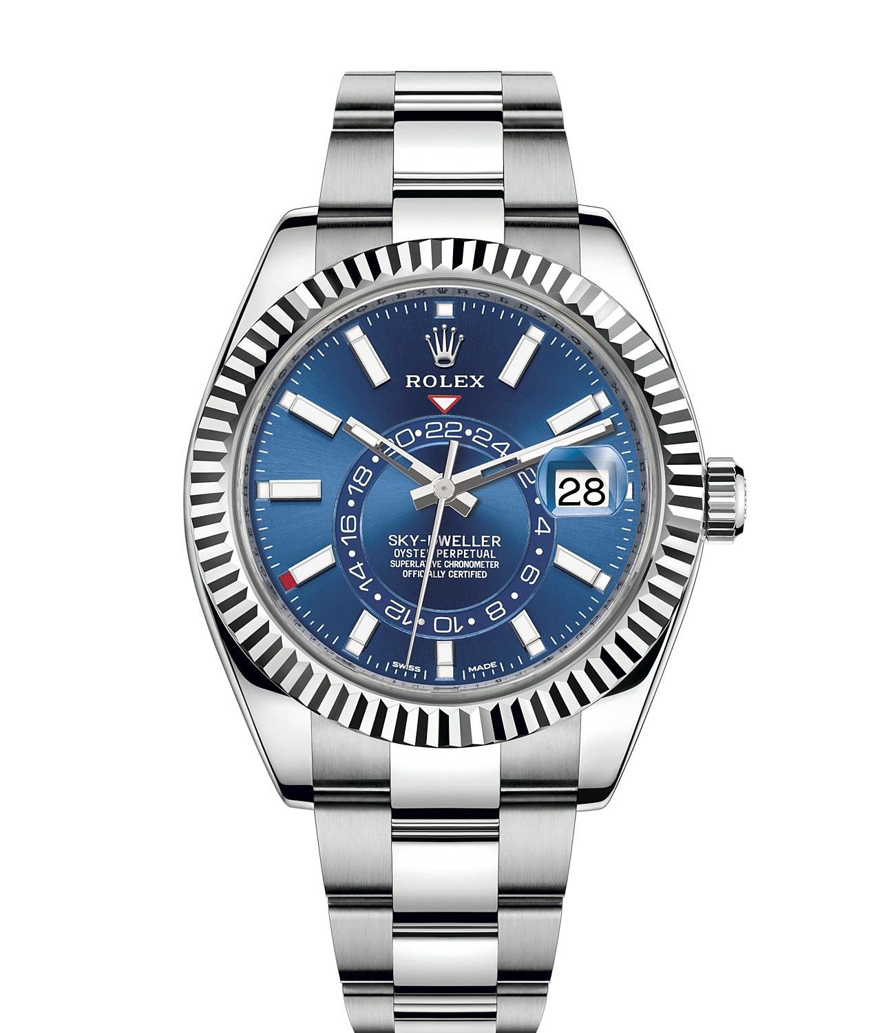Rolex Sky-Dweller Blue Dial Oyster Swiss ETA 9001 1:1 Super Clone Watch India On COD | Ref 326934