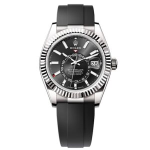 Rolex Sky Dweller Oysterflex Swiss ETA Watch | 1:1 Super Cloned 9001 Movement | Ref. M336239-0002