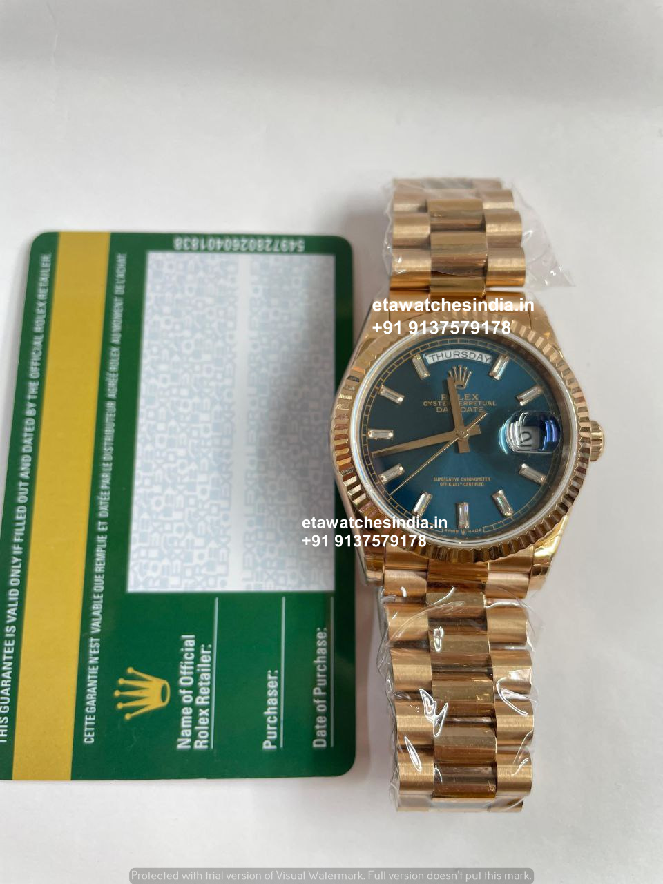Rolex Day Date 36mm Everose Gold Super Clone Watch| Swiss Caliber 3255 Movement