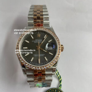 Rolex Datejust 36 Moissanite Diamond Super Clone Watch |1:1 Swiss Clone 3235 Movement
