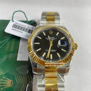 Rolex Datejust "Black Index" Oyster 1:1 Super Clone Watch | Ref.126333