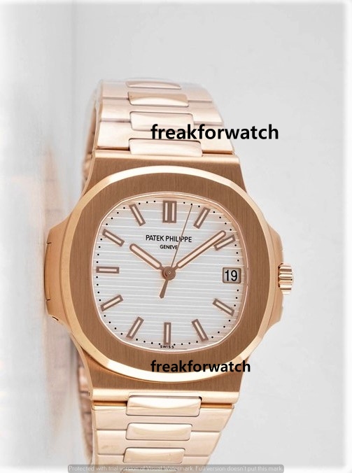 Patek Philippe Swiss ETA Watch India Nautilus Rose Gold Ref 5711/1R