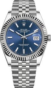 Rolex Datejust 41 Swiss ETA Replica Watch India Blue Dial Ref.M126334-002
