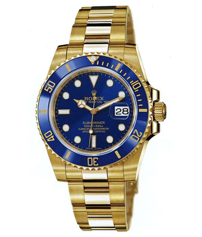 Rolex 126618LB Submariner Date Yellow Gold Super Clone 1:1 ETA Watch Blue Dial Mumbai