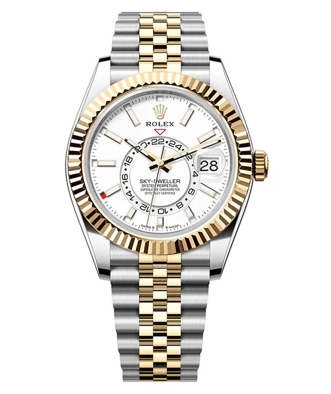 Rolex Sky-Dweller Jubilee 1:1 Super Clone Watch | Swiss ETA 9001 Movement| Rotating Bezel