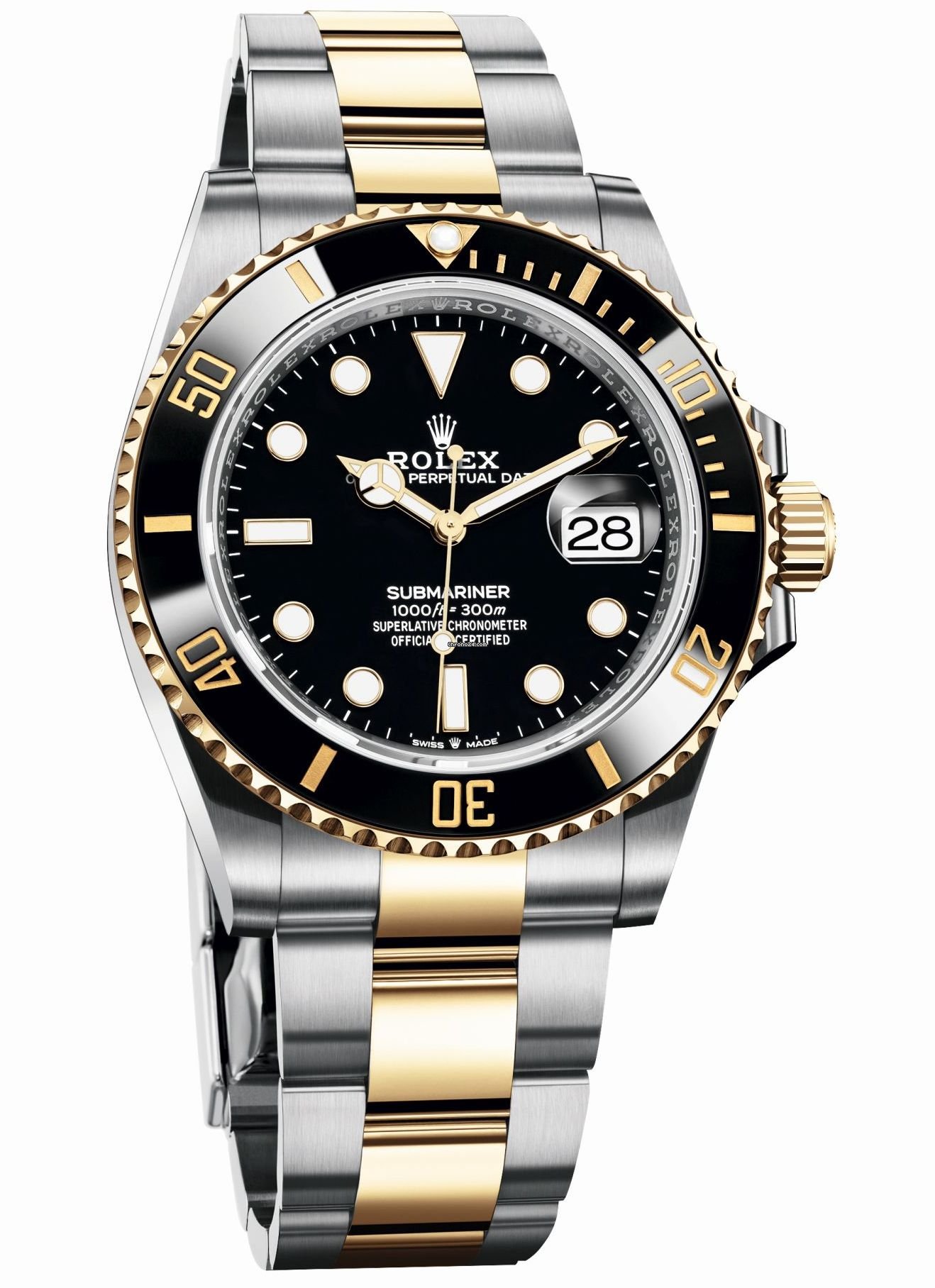 Rolex Submariner Date 126613LN Super Clone 1:1 Swiss ETA Watch India Black Dial Two Tone